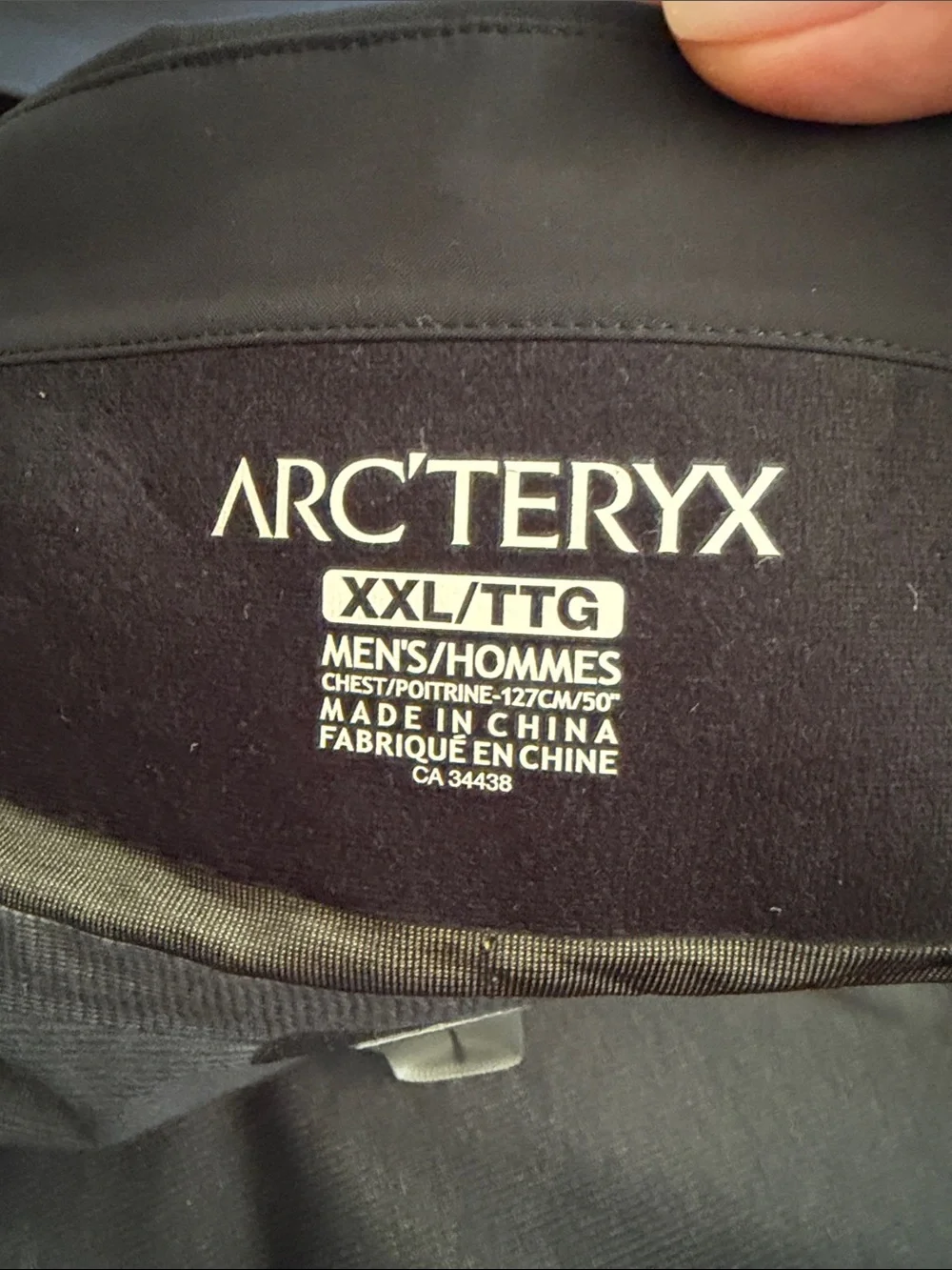 Vintage Arc’teryx Men’s GORE-TEX Technical Shell Jacket XXL Black